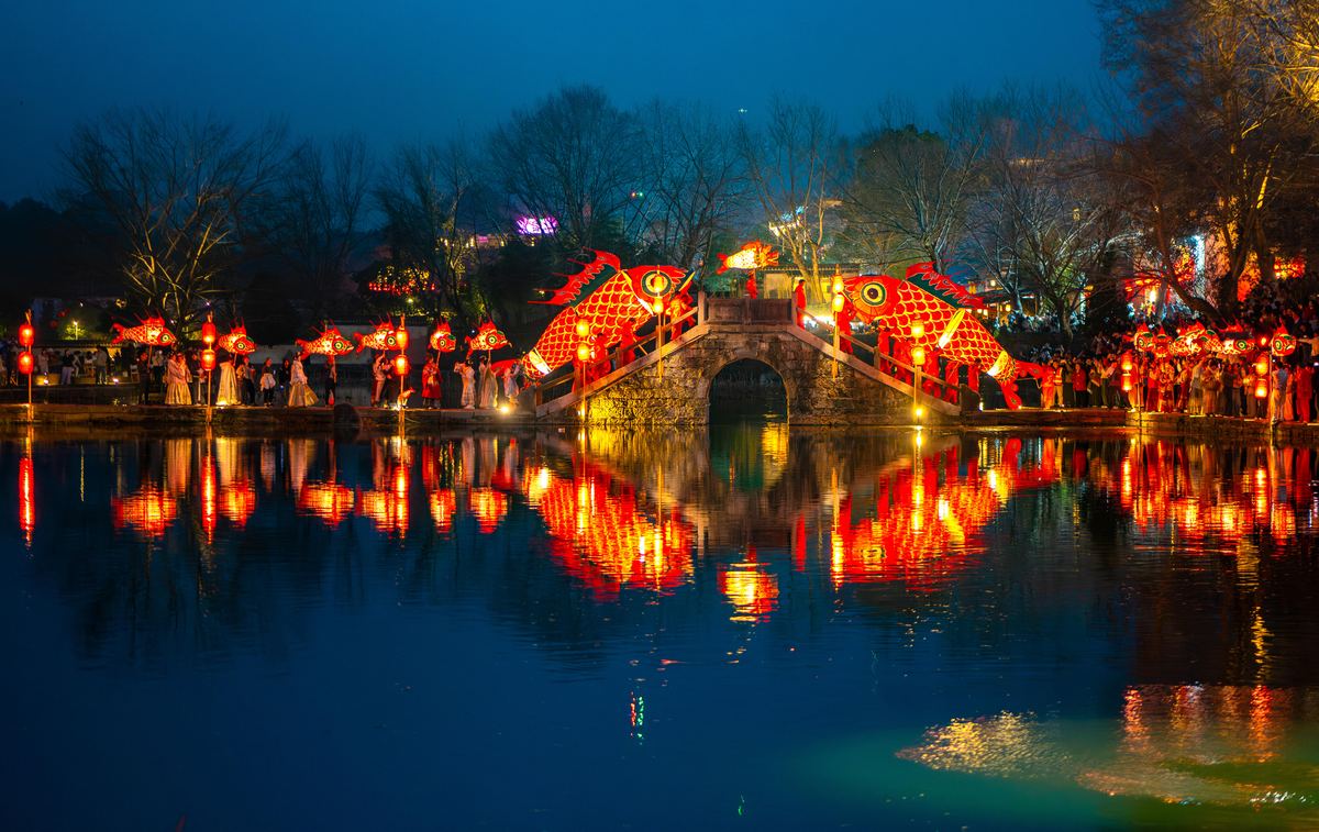 秀里水镇夜景